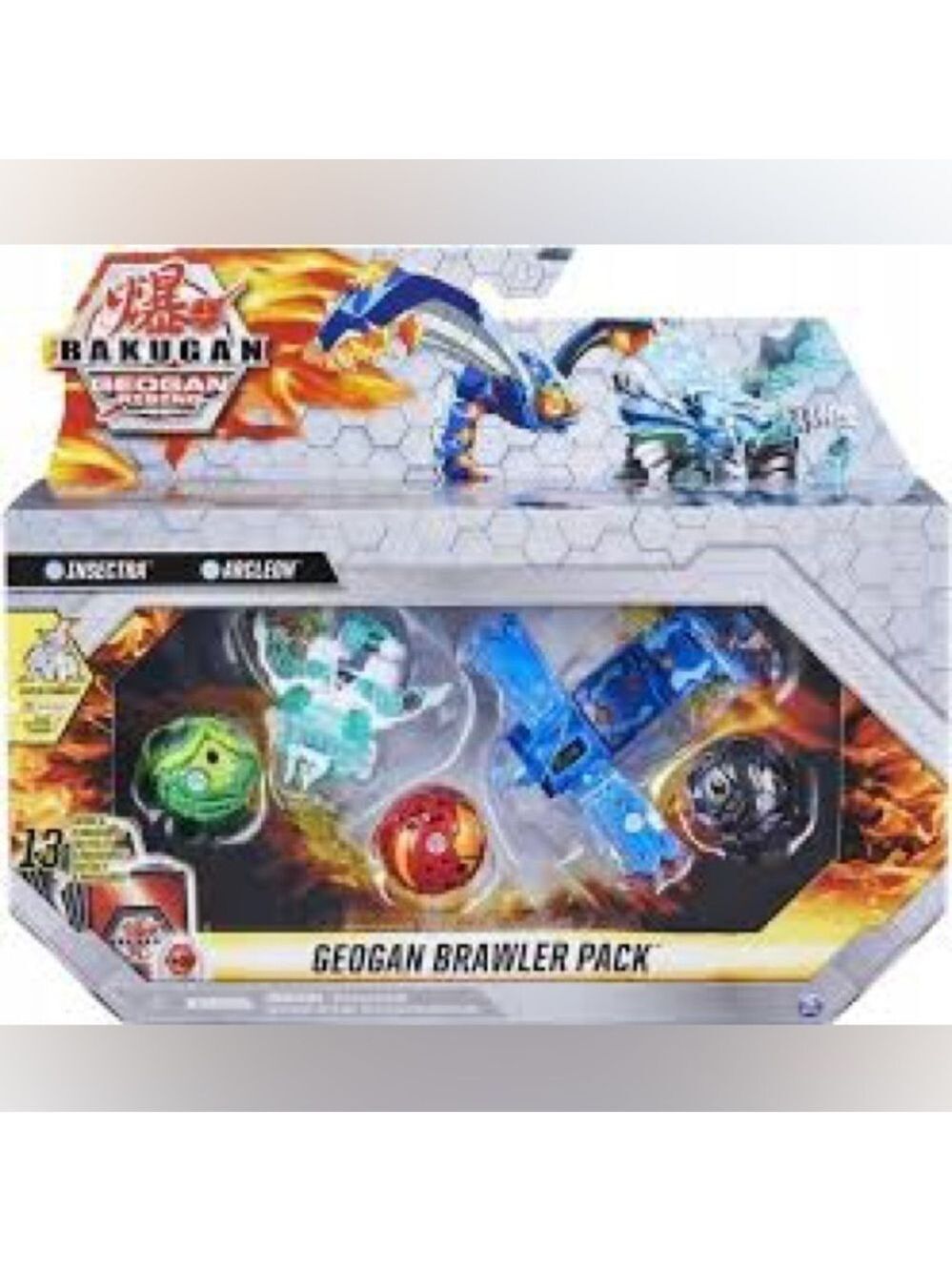 Spin Master Bakugan Geogan Rising Brawler 5 Pack - Insectra & Arcleon